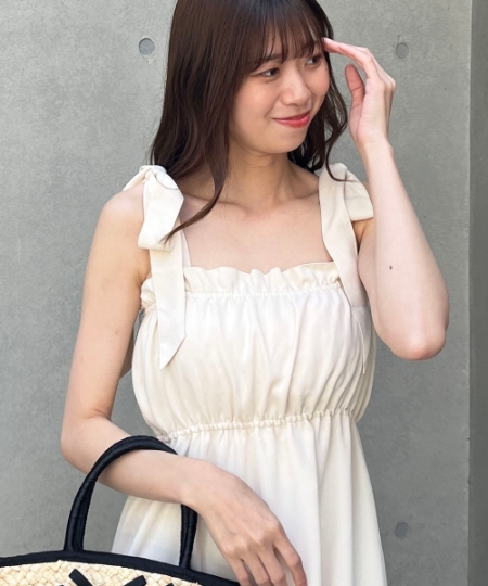 肩リボンキャミワンピース/MAJESTIC LEGON(マジェスティックレゴン