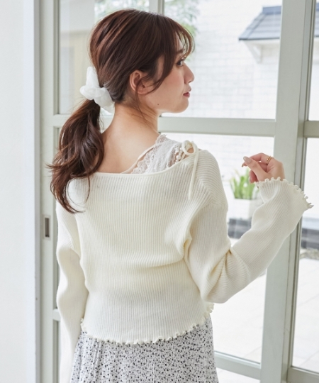 パールチェーンキャミセットカーディガン/MAJESTIC LEGON