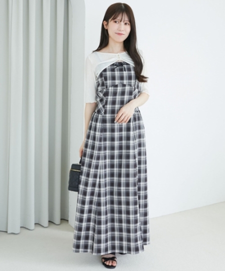 トップスセットデコルテオープンワンピ/MAJESTIC LEGON