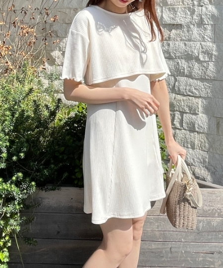 4wayカットミニワンピ/MAJESTIC LEGON(マジェスティックレゴン