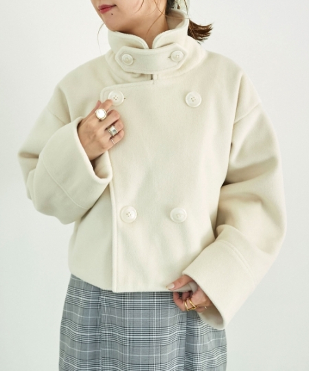 2wayアレンジカラーショートコート/MAJESTIC LEGON(マジェスティック