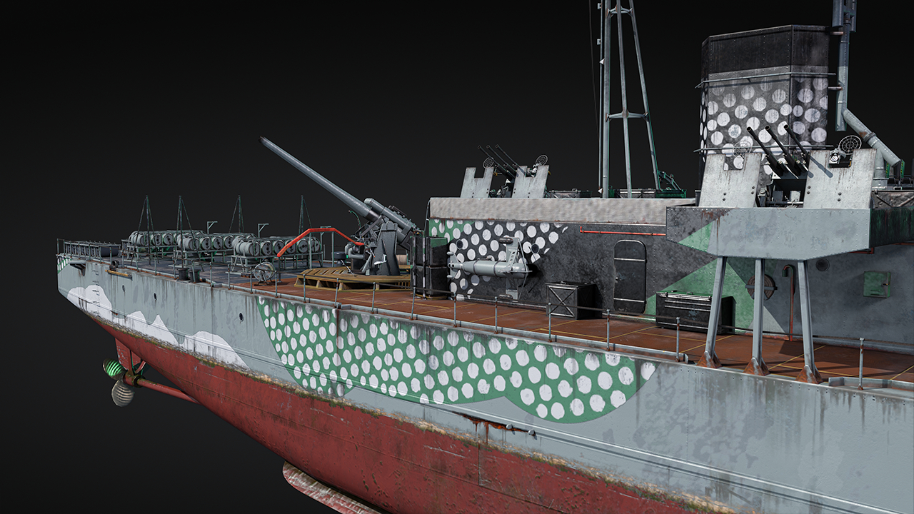 海イベント：日振型海防艦「四阪」 - War Thunder （ウォーサンダー