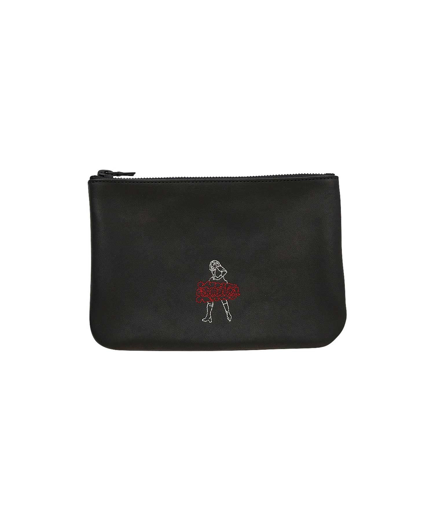 VIXEN LINE刺繍 レザーポーチ|HYSTERIC GLAMOUR MEN | HYSTERIC