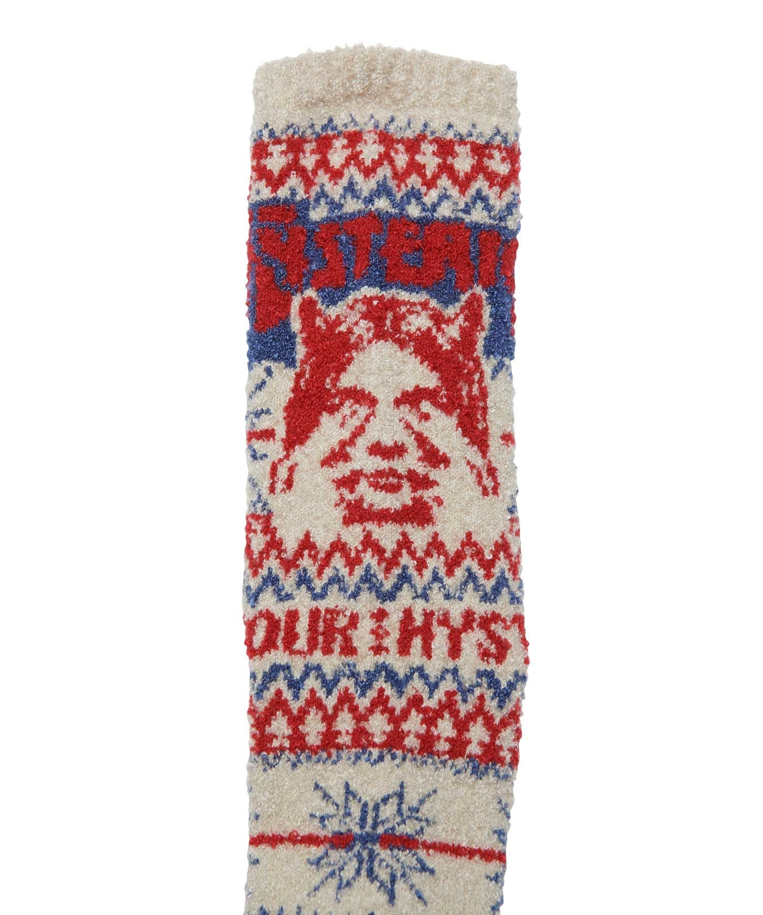 SEE NO EVIL ノルディック柄ソックス|HYSTERIC GLAMOUR WOMEN