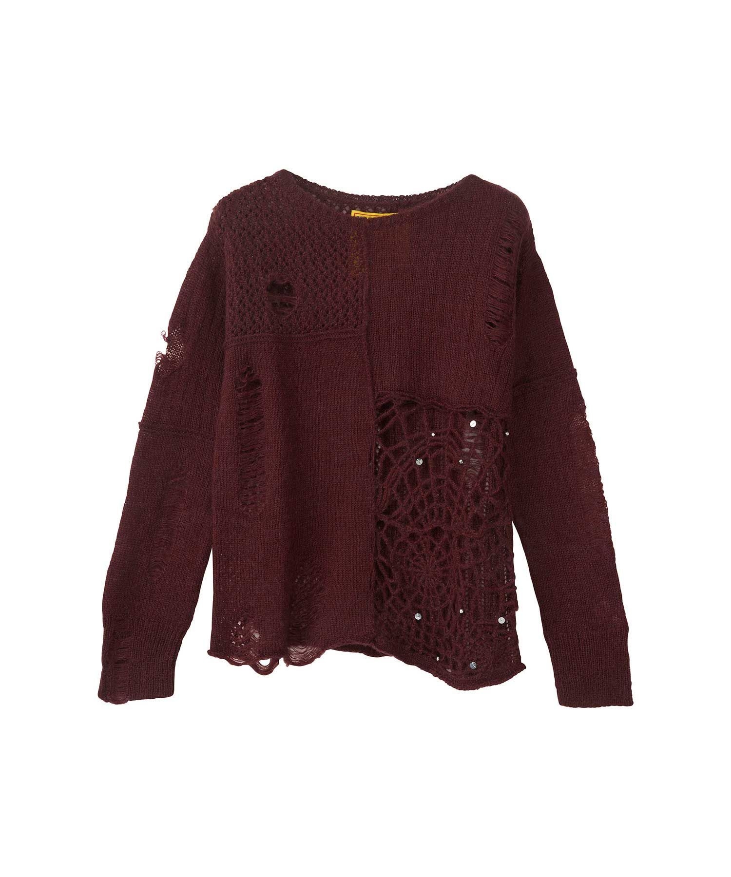 SPIDER WEB クラッシュセーター|HYSTERIC GLAMOUR WOMEN | HYSTERIC