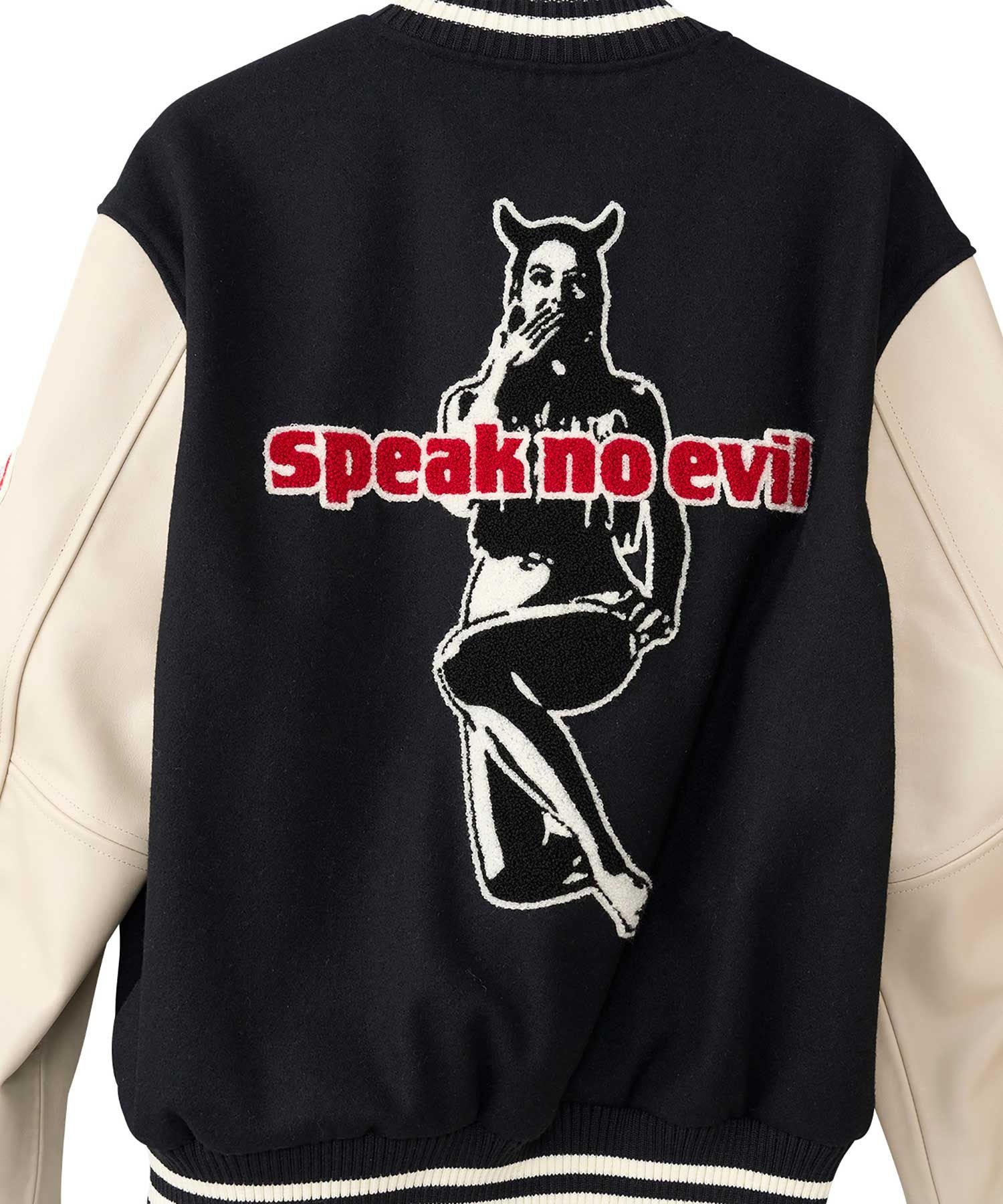 SPEAK NO EVILワッペン スタジャン|HYSTERIC GLAMOUR MEN | HYSTERIC