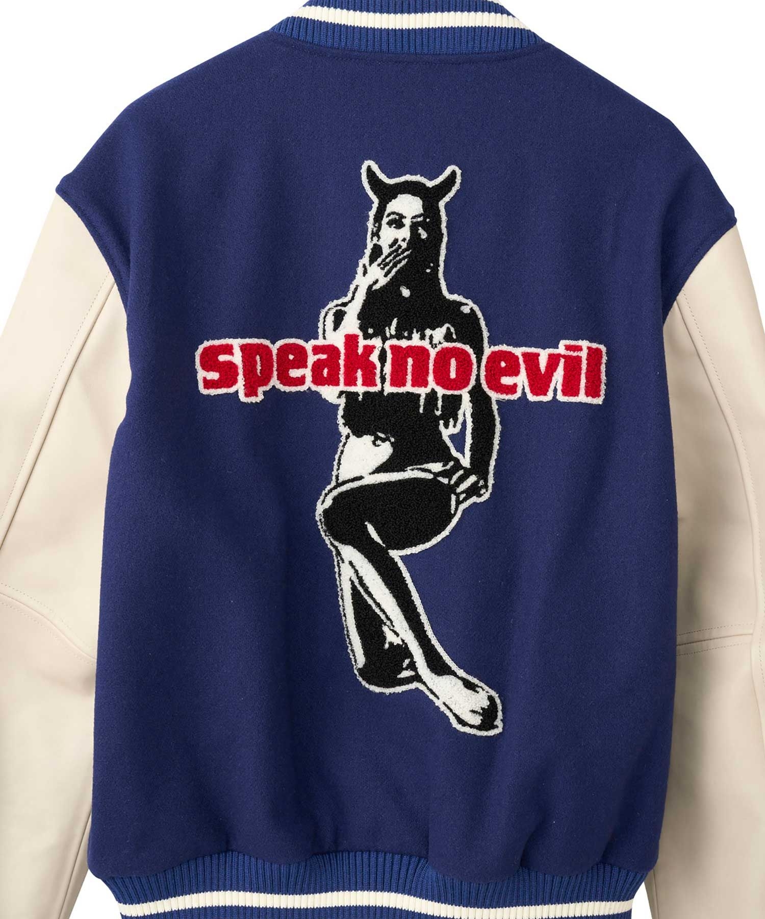 SPEAK NO EVILワッペン スタジャン|HYSTERIC GLAMOUR MEN | HYSTERIC