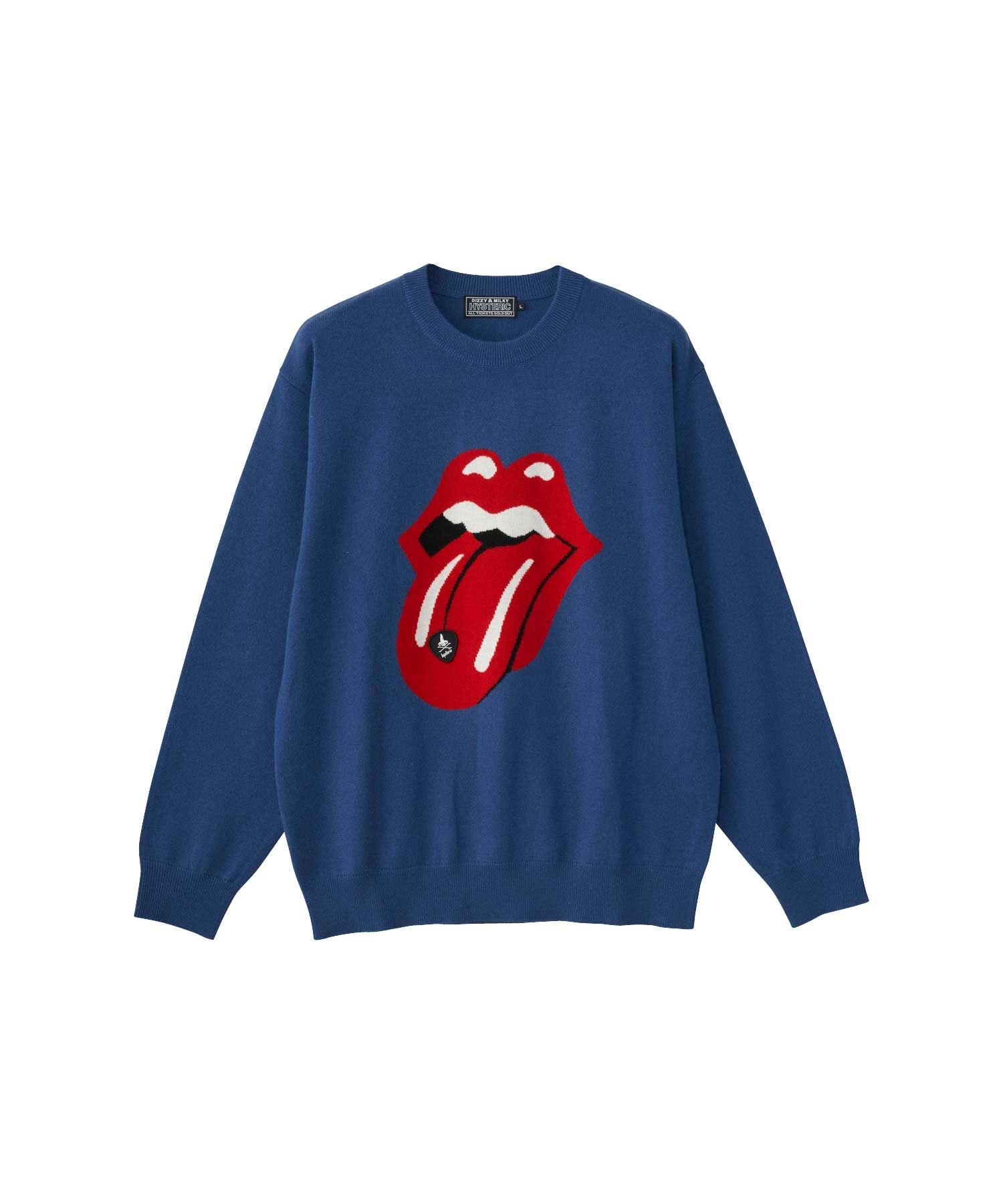 THE ROLLING STONES/TONGUE WITH PICKワッペン セーター|HYSTERIC