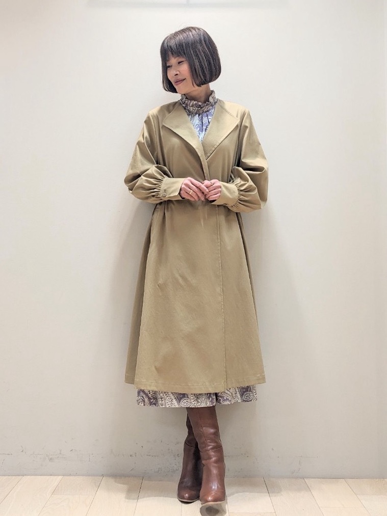 ペイズリー柄フリルワンピース|レリアン | レリアン公式オンラインストア