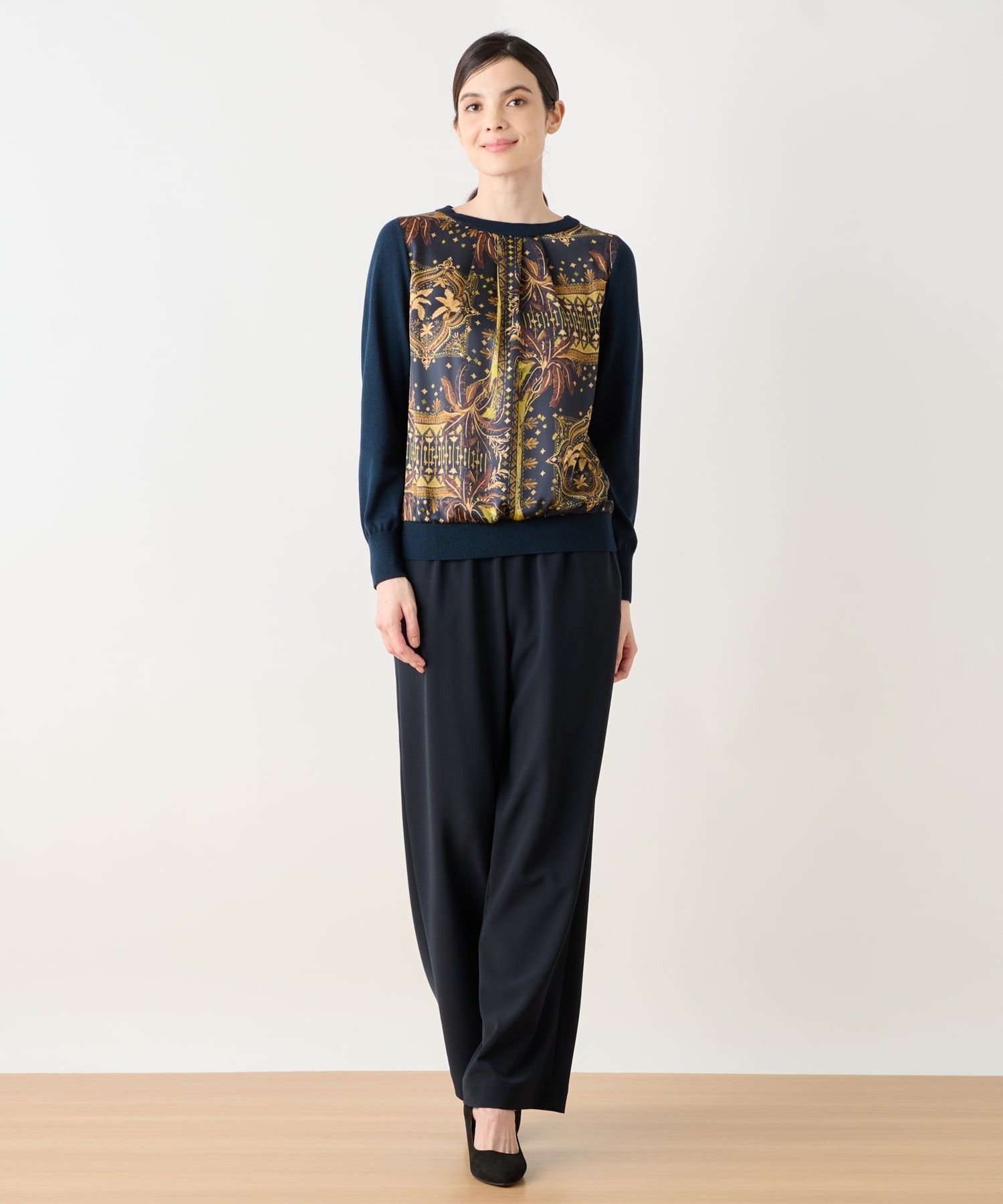 洗えるセミワイドパンツ|レリアン | レリアン公式オンラインストア