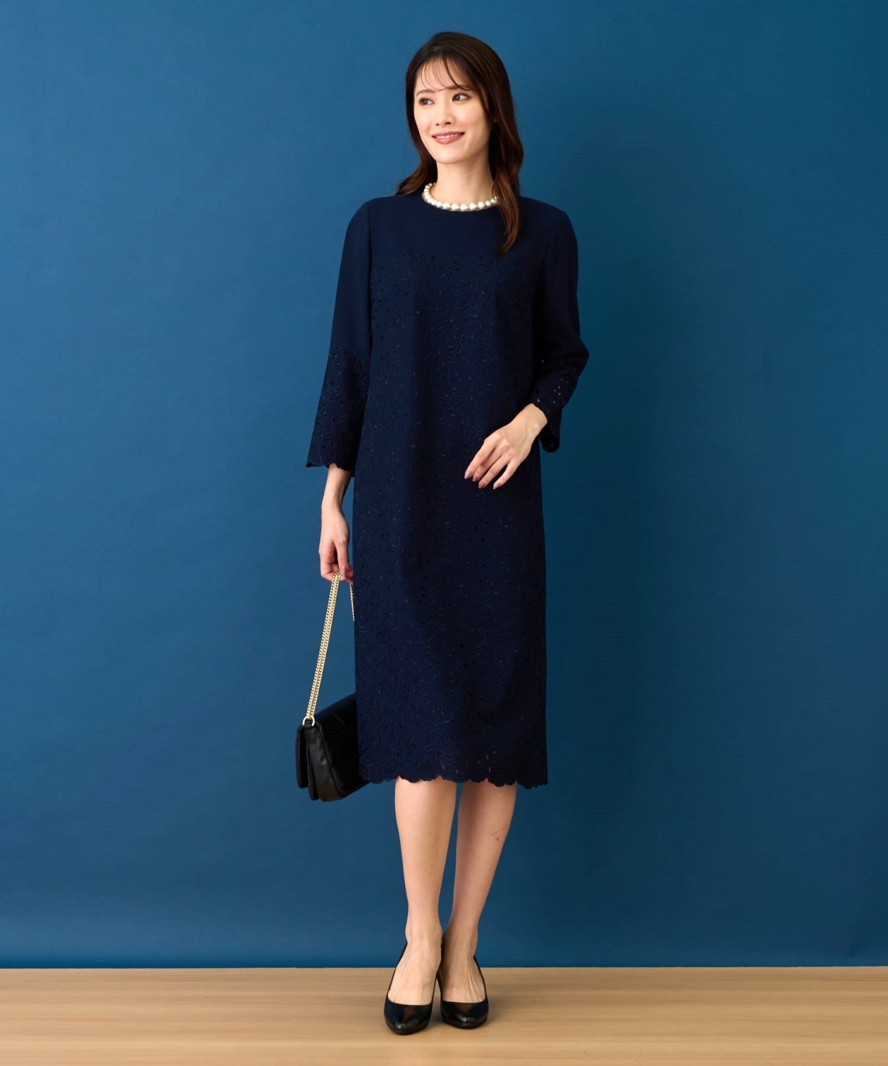 セレモニーワンピース【Leilian WHITE LABEL】|レリアン | レリアン