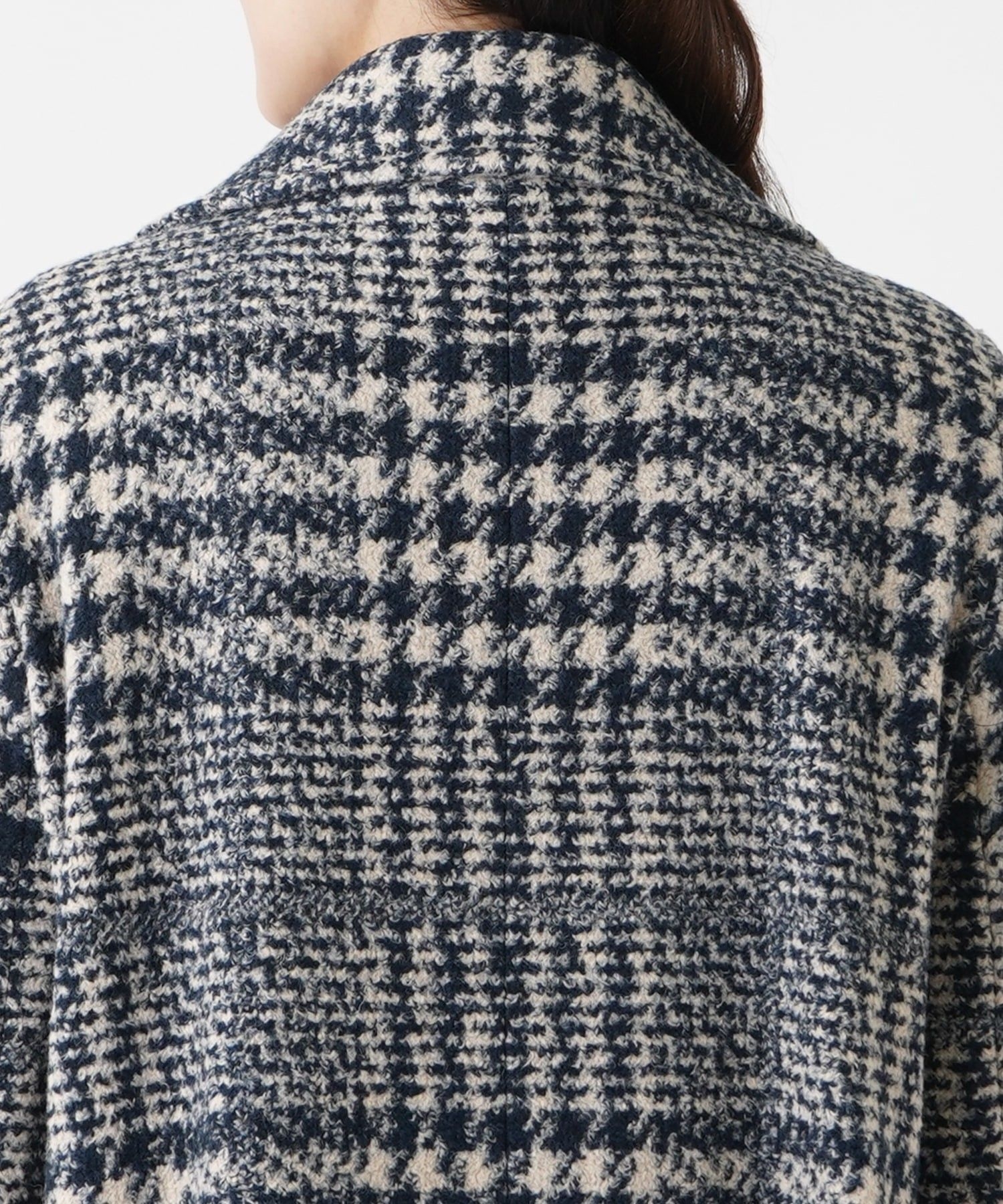 チェック柄ダブルハーフコート【CINZIA ROCCA】|レリアン プラスハウス