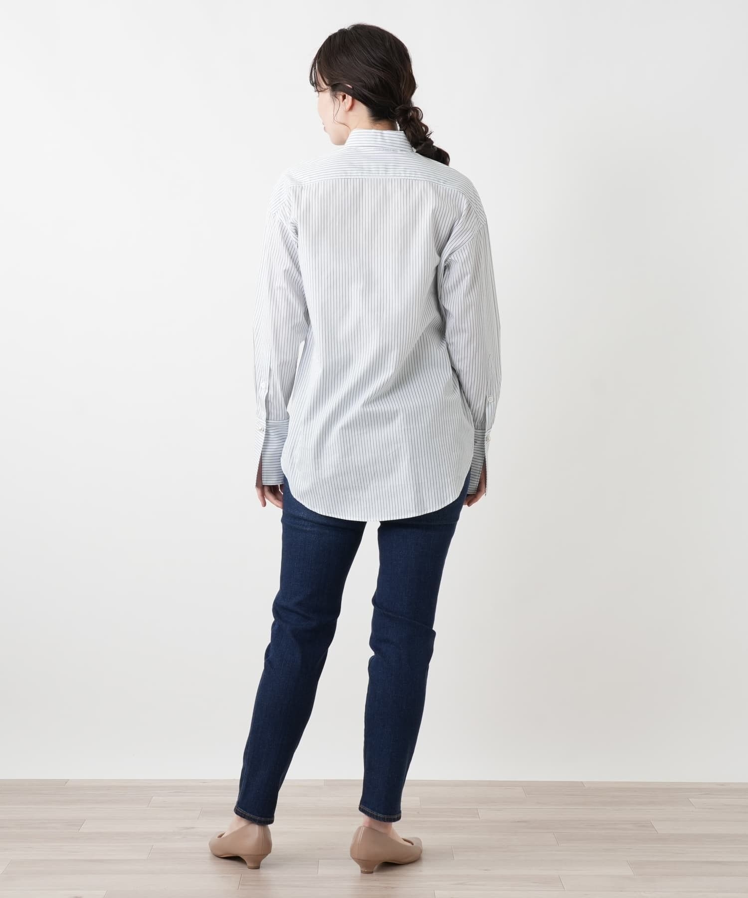 ストライプシャツブラウス|レリアン | レリアン公式オンラインストア
