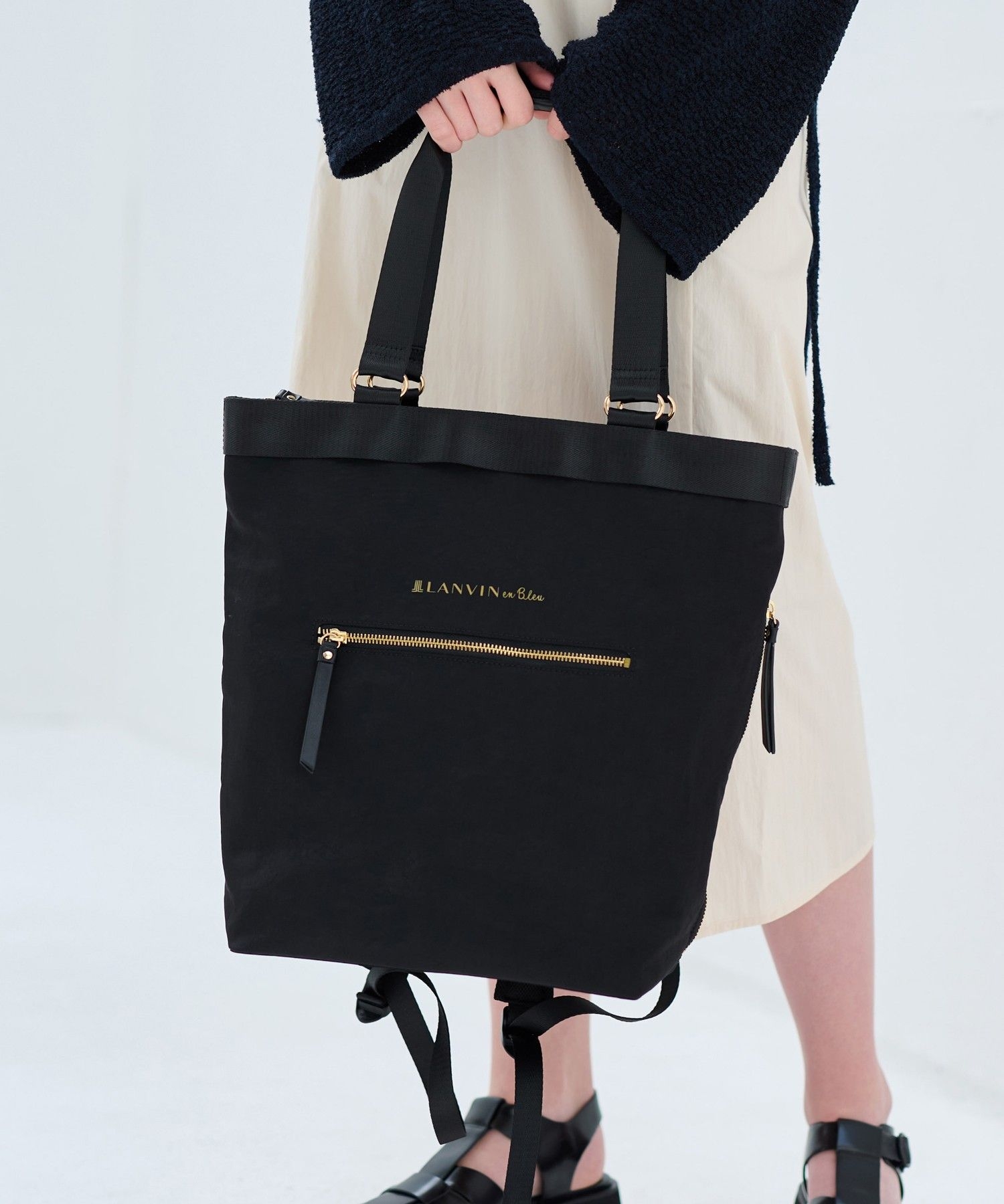 ポリエステルトート型リュック|LANVIN en Bleu | LANVIN en Bleu