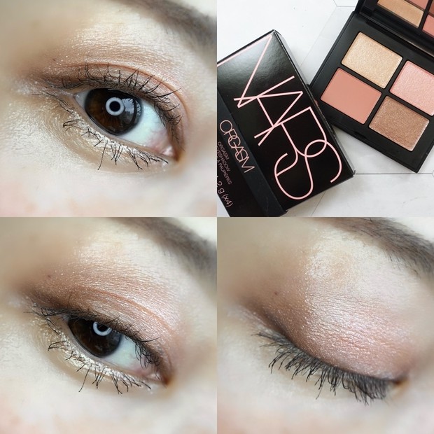 6/25復刻発売【NARS】ピーチピンクがかわいいクワッドアイシャドー