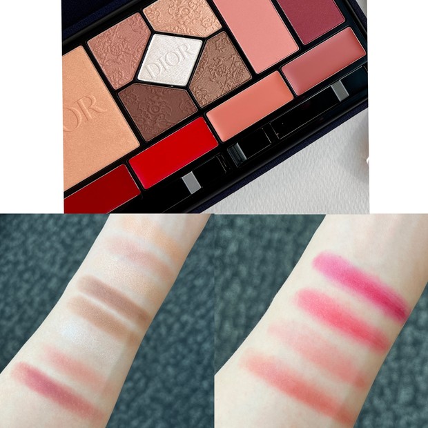 ディオールのホリデーコレクションをスウォッチ！ トータルメイク