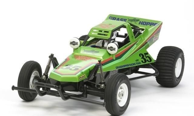 RC Tamiya Grasshopper 2005 Candy Green 3D model 3D printable