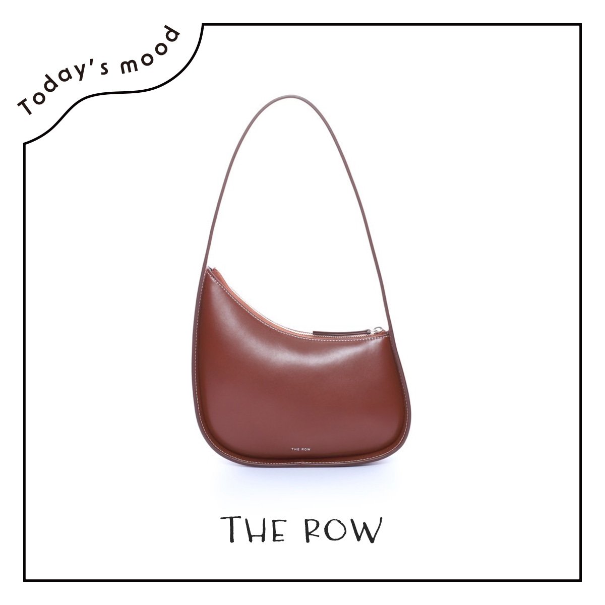 体にフィットする人間工学的デザイン。【THE ROW】のハーフムーン