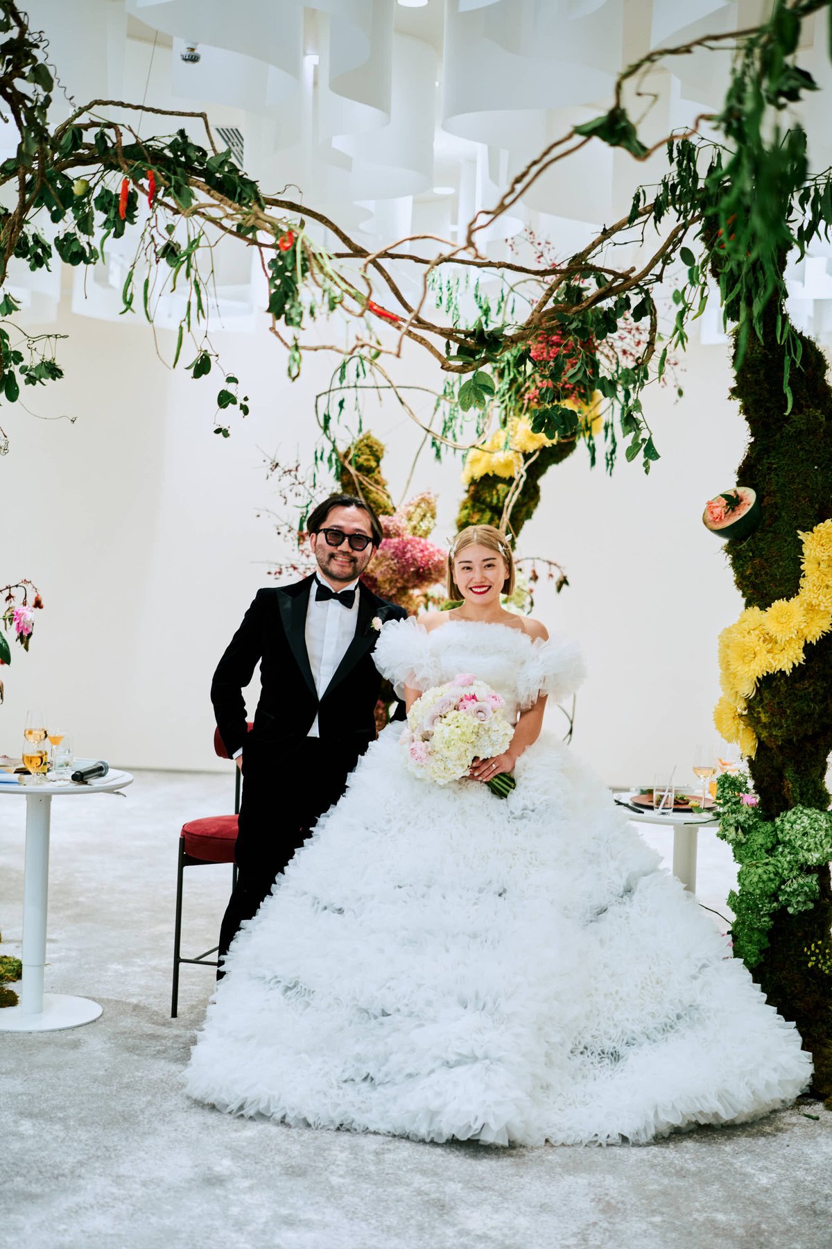 実りに満ちた一日。「八芳園」でかなえる飯島聡子さんの和モダン