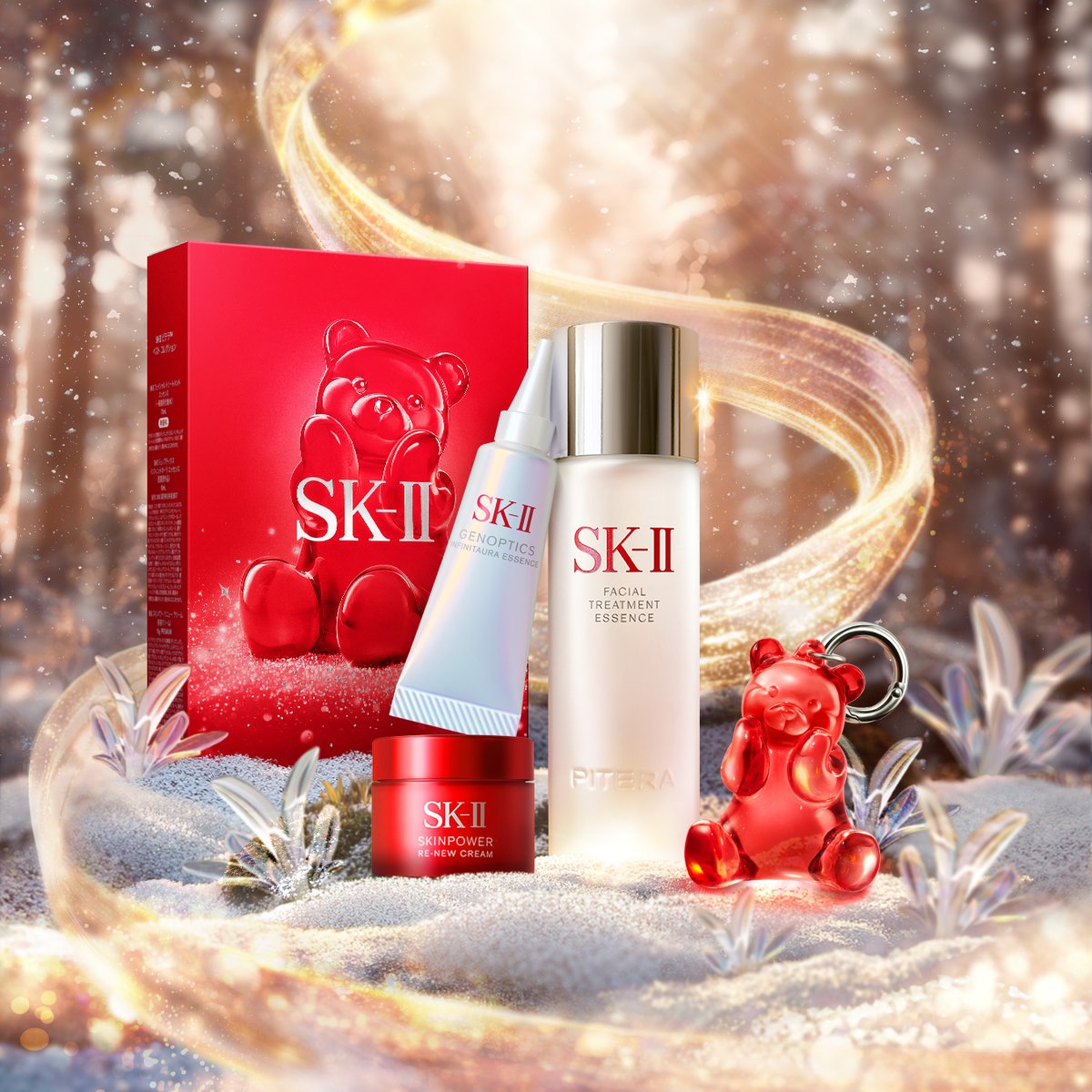 SK-II】“ぴてくま”と、クリアな素肌を目指して。ホリデー限定コフレが
