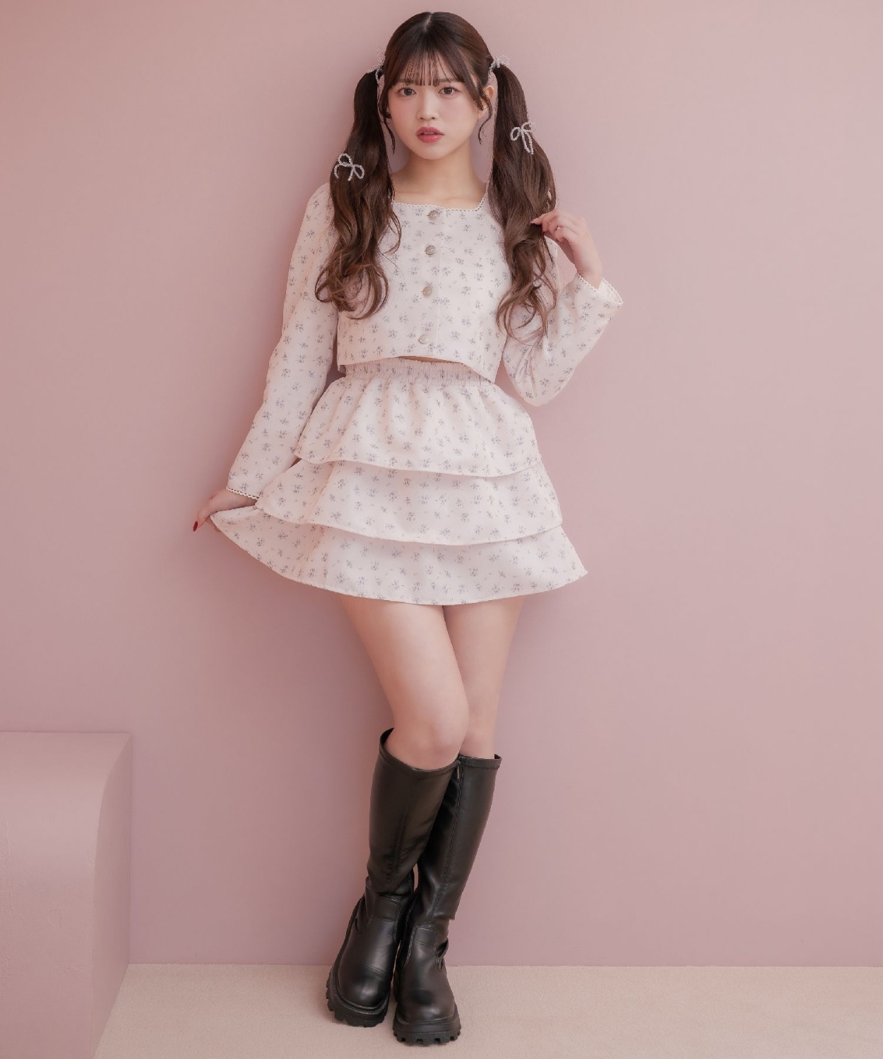 花柄フリルJK＆SKセット|ems excite | RETRO GIRL ONLINE STORE レトロ