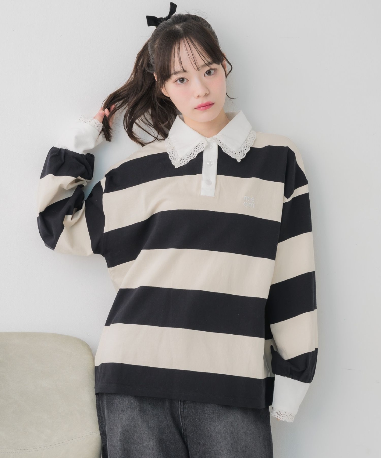 レース付きラガーSH|ems excite | RETRO GIRL ONLINE STORE レトロ