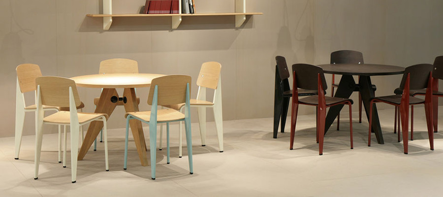 wood chair -2- 美しい木目を引き立てる バイカラー＆異素材ミックス