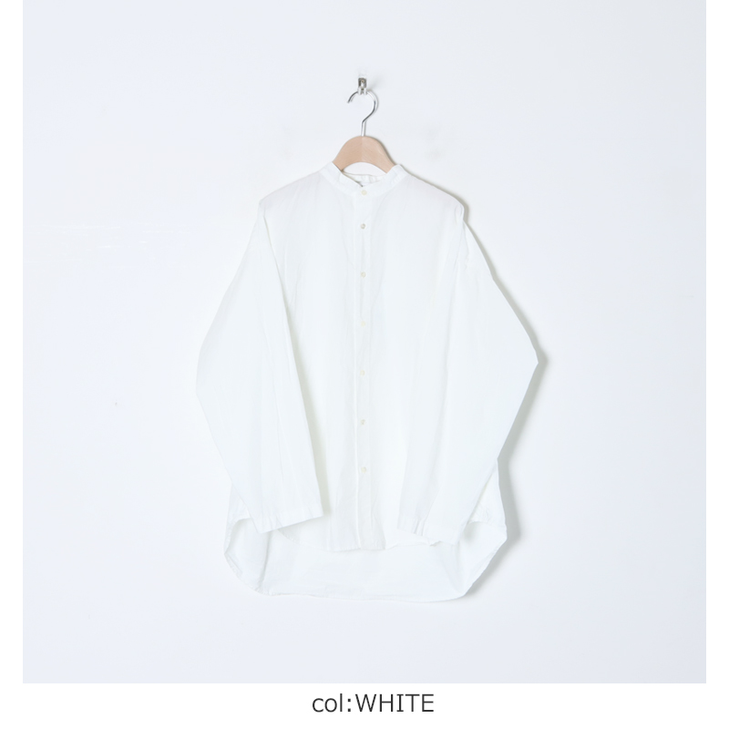 Veritecoeur (ヴェリテクール) スタンドカラーシャツ