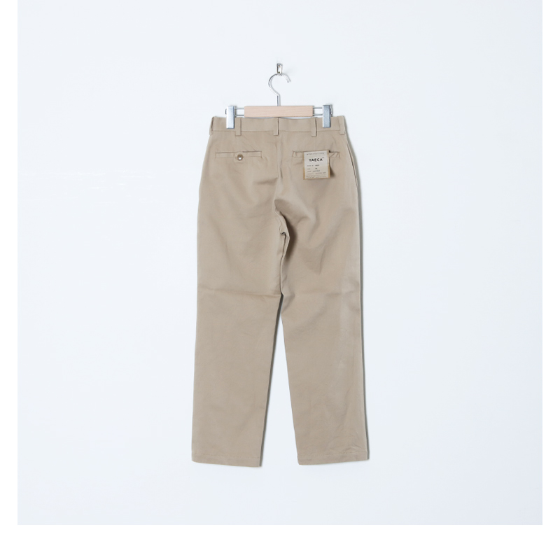 YAECA (ヤエカ) CHINO CLOTH PANTS PIPED / チノクロスパンツパイプド