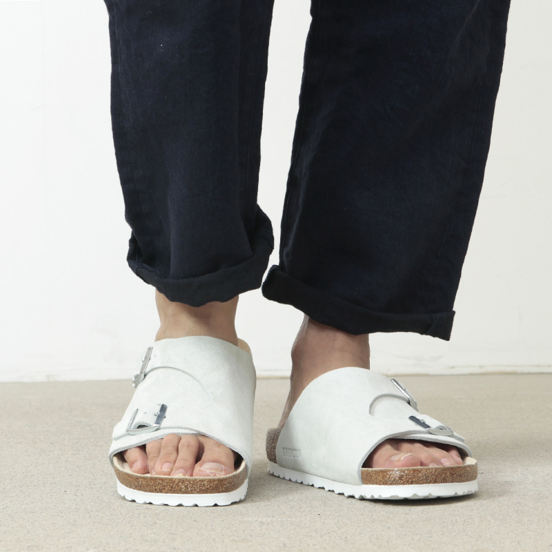 Birkenstock (ビルケンシュトック) ZURICH Sueade Leather WHITE