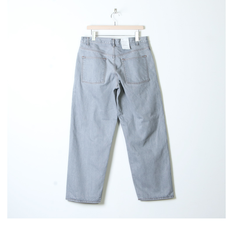 CIOTA (シオタ) グレー スビンコットン 13,5oz バギーデニム