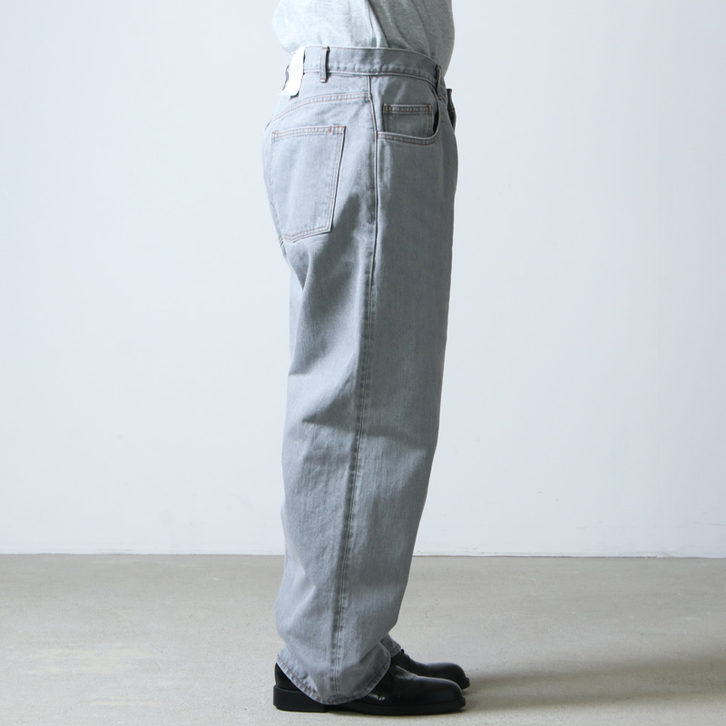CIOTA (シオタ) グレー スビンコットン 13,5oz バギーデニム