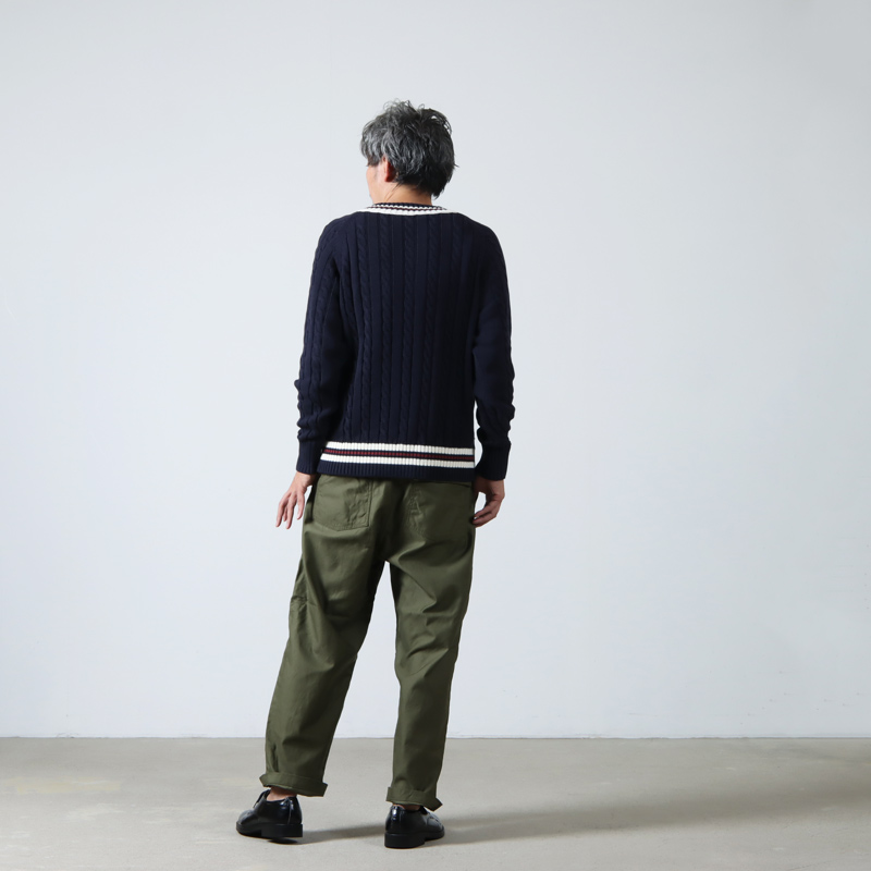 CIOTA (シオタ) スビンコットン Vネックチルデンニット