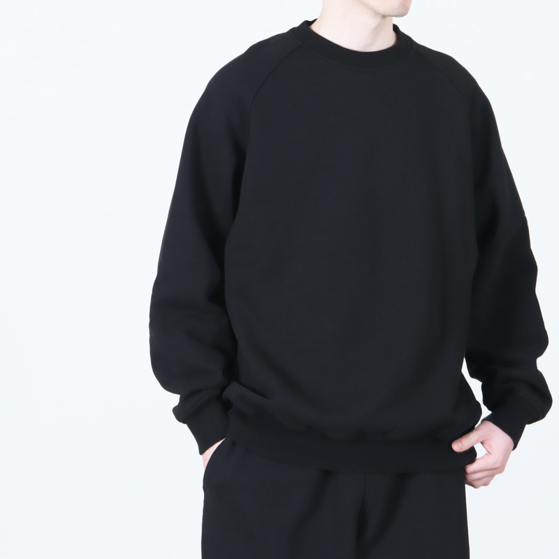 COMOLI (コモリ) コットン裏毛 クルーネック