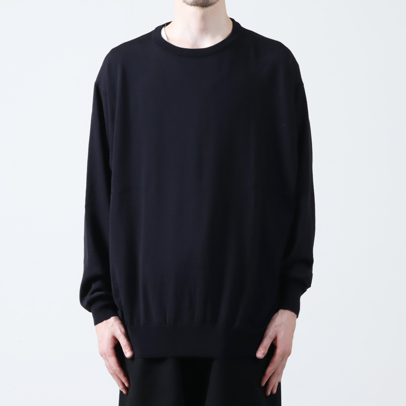 COMOLI (コモリ) ウール クルーネックニット