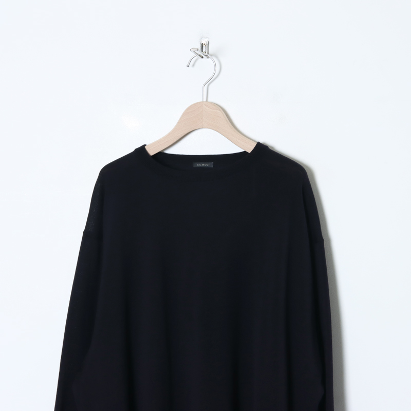COMOLI (コモリ) ウール クルーネックニット