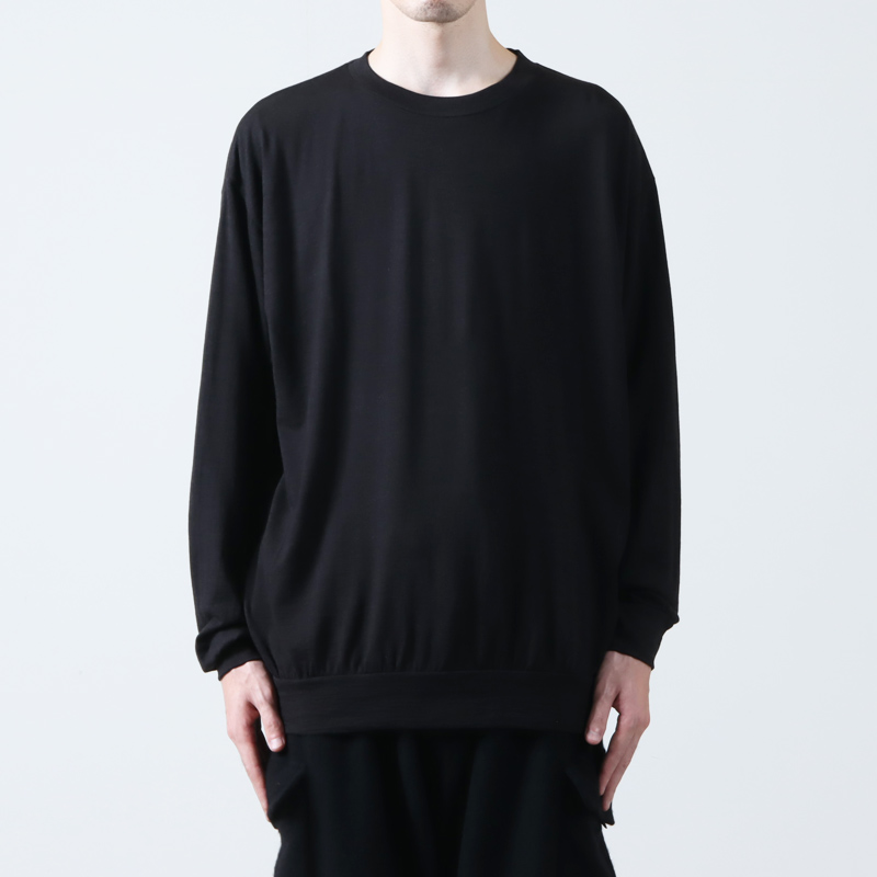 COMOLI (コモリ) ウール天竺 長袖クルー