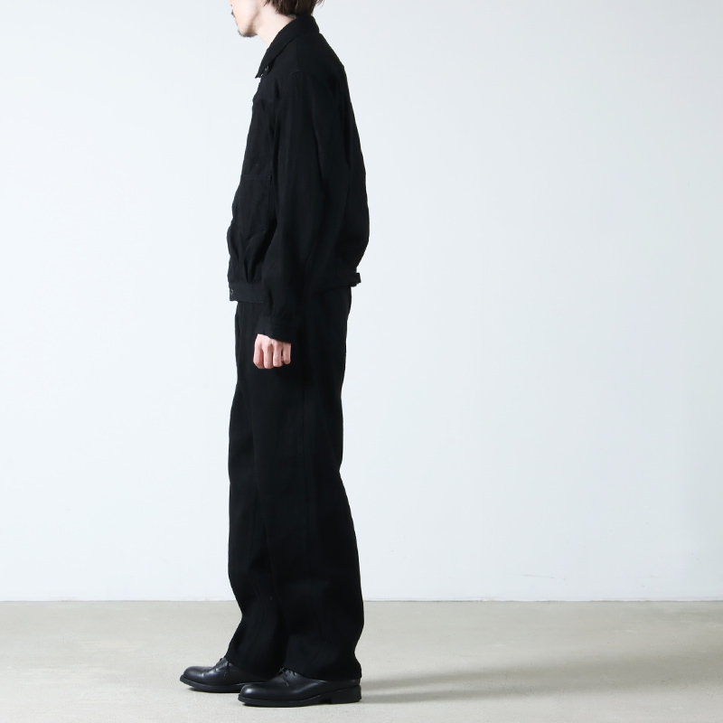 COMOLI (コモリ) デニム ベルテッドパンツ