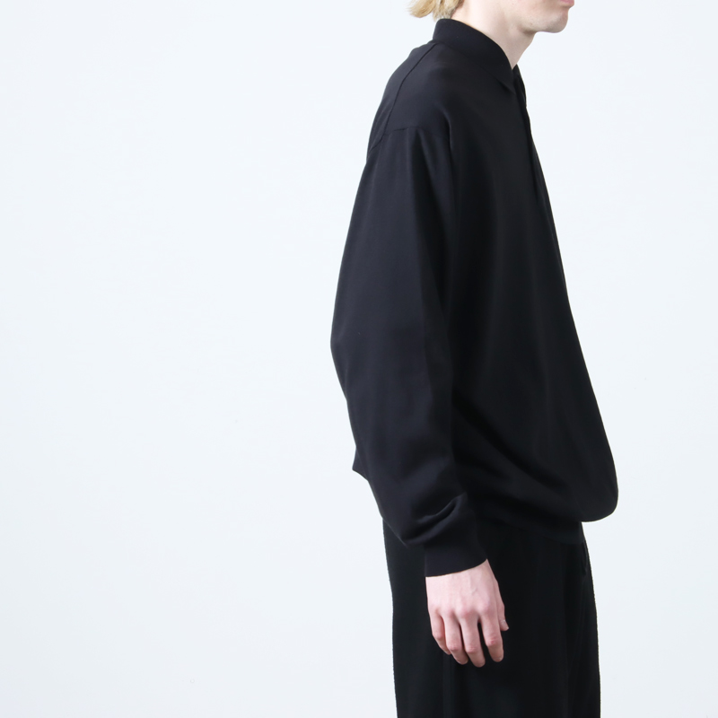 COMOLI (コモリ) コットン ニットポロ