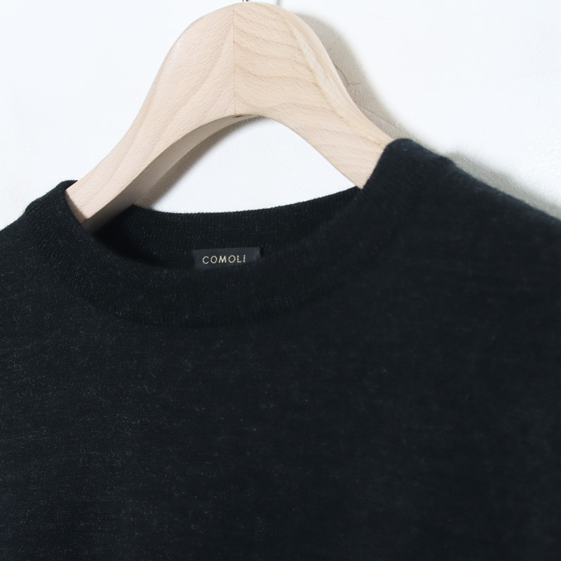 COMOLI (コモリ) ウール クルーネックニット