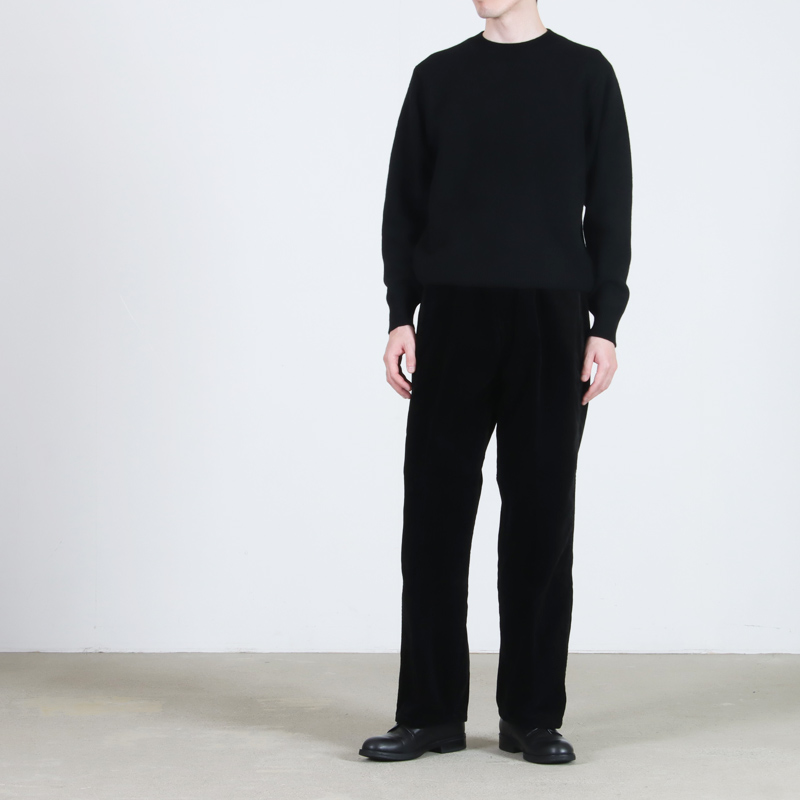 COMOLI (コモリ) ラムズウール クルーネックニット