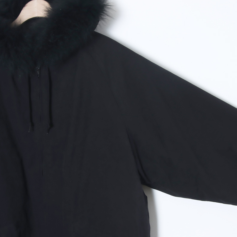 COMOLI (コモリ) フーデッド ロングコート