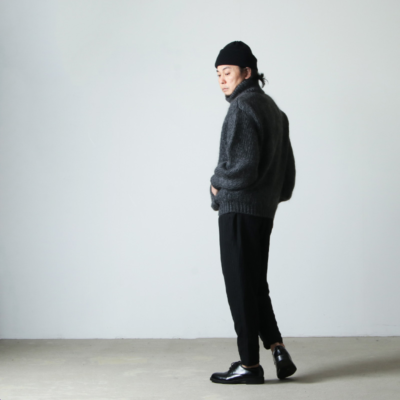 crepuscule (クレプスキュール) mohair lowgage high neck / モヘア