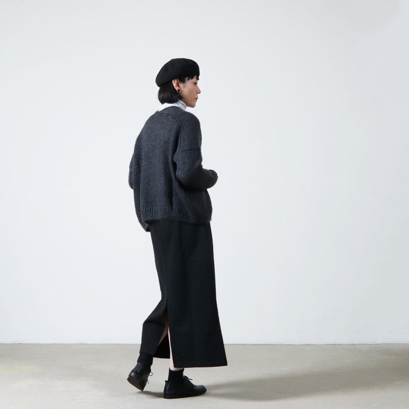 evameva (エヴァムエヴァ) mohair silk cardigan / モヘアシルク