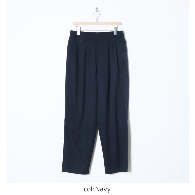 Fresh Service (フレッシュサービス) COOLFIBER TWO TUCK EASY PANTS