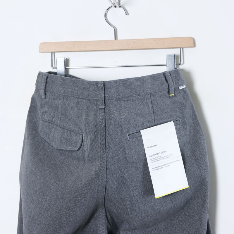 Graphpaper (グラフペーパー) Colorfast Denim Two Tuck Tapered Pants