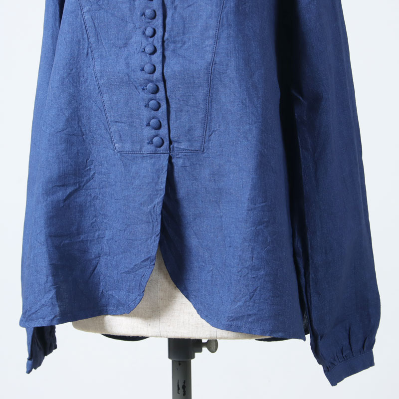 ICHI Antiquites (イチアンティークス) INDIGO LINEN シャツ