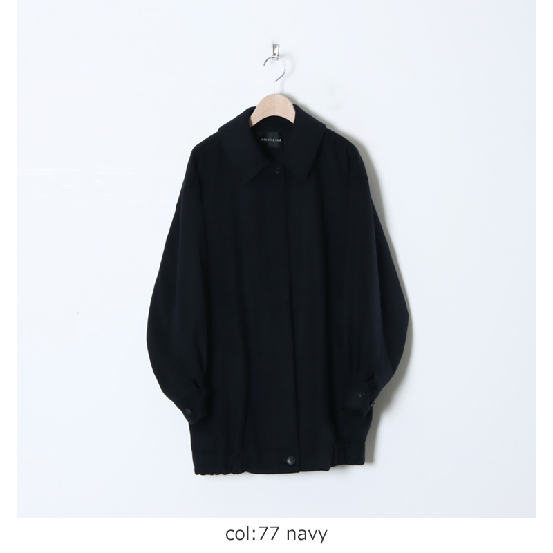 mizuiro ind (ミズイロインド) ウールハリントンジャケット