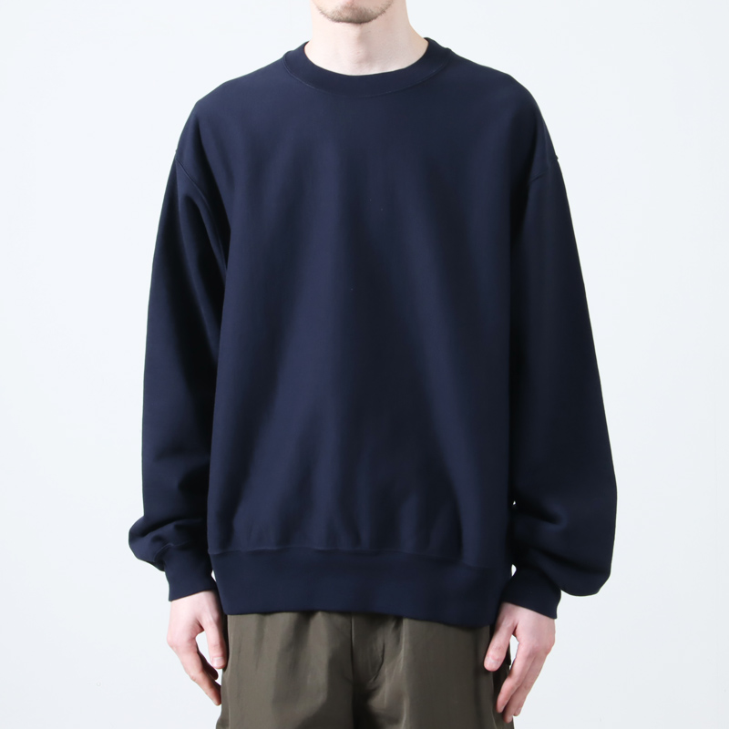 blurhmsROOTSTOCK (ブラームス ルーツストック) Thin-Sweat Crew-Neck