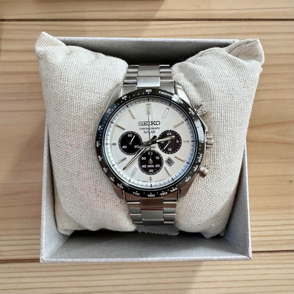 Seiko Selection SBPY165 Solar Chronograph 